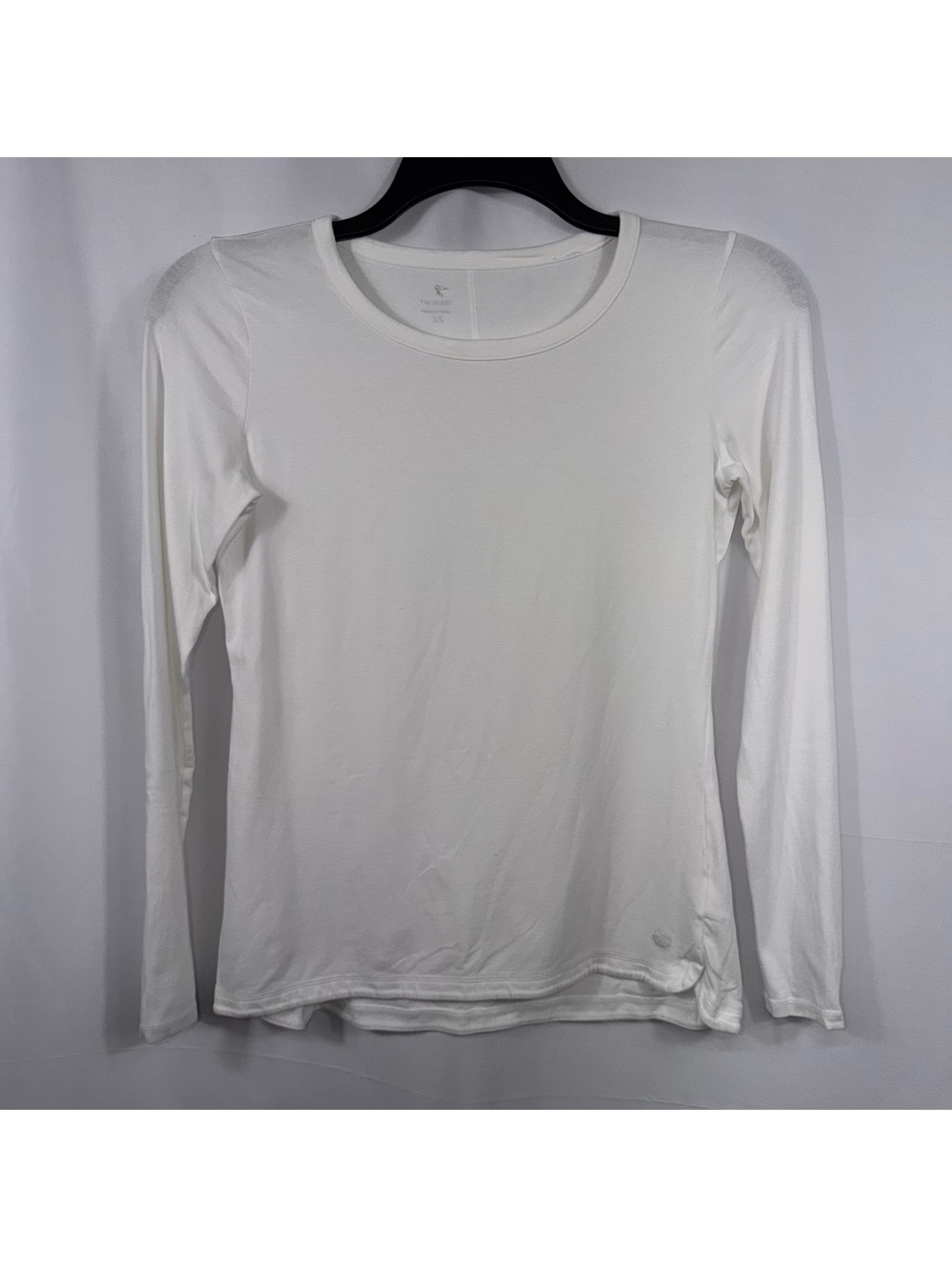 T by Talbots XS White Long Sleeve Layering Top